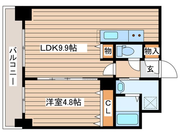 サムティ桑園レジデンスの物件間取画像